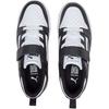 Puma Rebound V6 Lo Ac Versatile Comfortable Low-Top Kids Skate Shoes Kids Sneaker Black White 404316-01