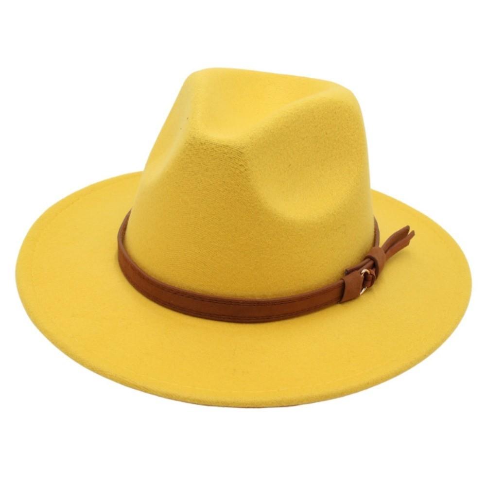 Artificial Suede Western Cowboy Hat Tibetan Style Jazz Fedora Hats Outdoor Riding