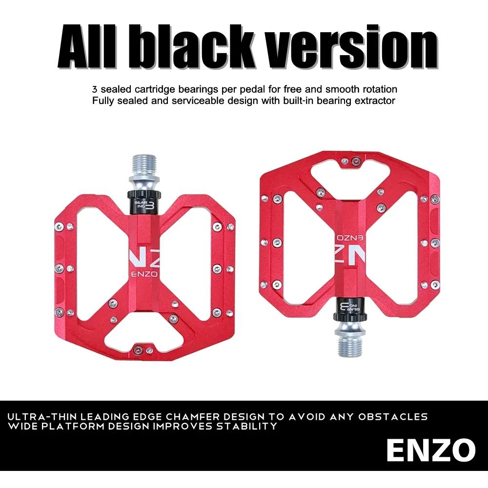 New Ultra-light Mountain Bike Pedals CNC Aluminum Alloy Polished 3 Bearing Pedals Anti-slip Bicycle Pedals