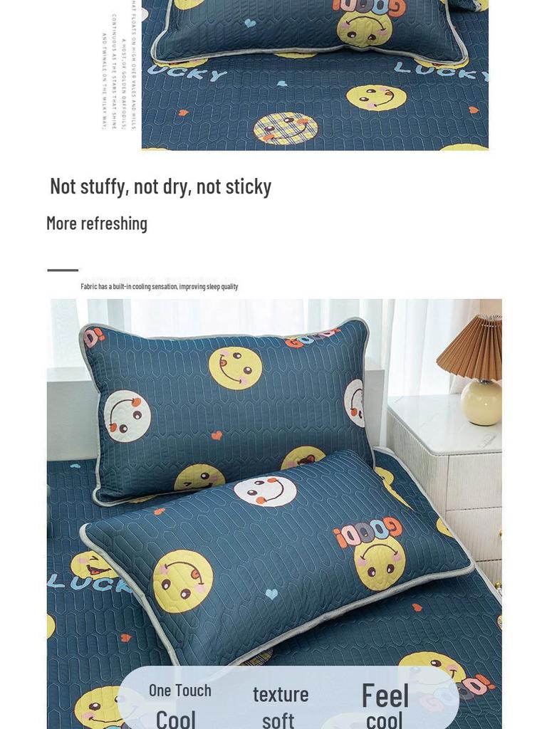 Set of 2 Extra Large 48x74 Knitted Silk Pillowcases - Anti-Drool & Sweat-Proof for Adults