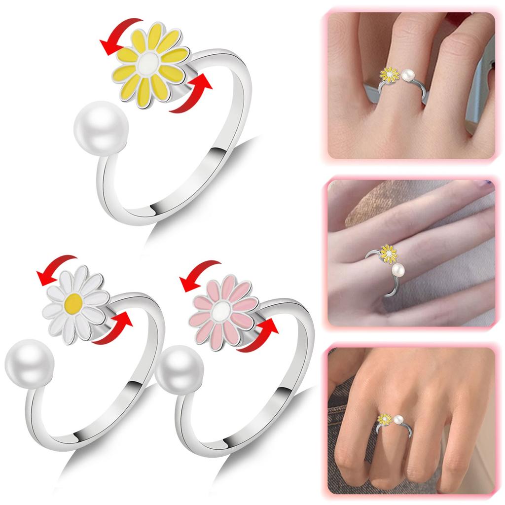 Verstellbarer Daumenring Rotierender Angstring