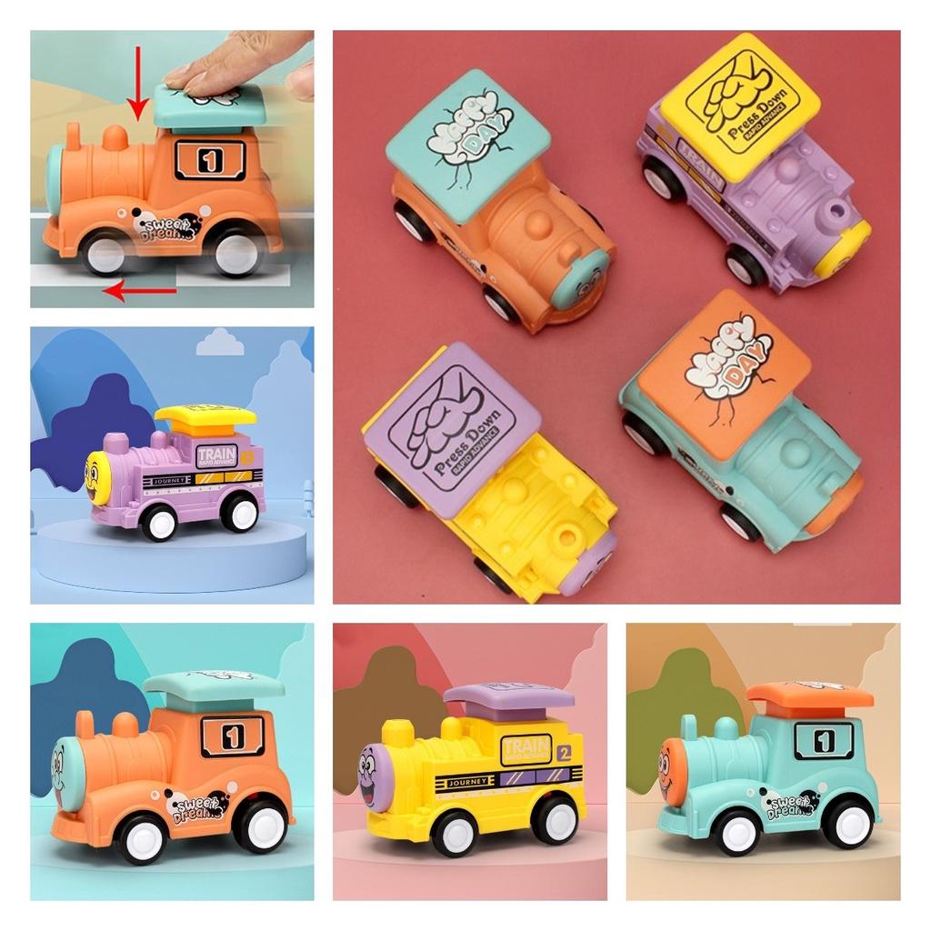 Kids' Push Engineering Car Inertia Cartoon Toy Excavator Durable And Anti-fall For Boys