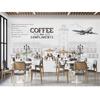 3d Coffee Wall Murals Coffee Wallpaper Cartoon Cafe Shop Restaurant Background Wallpaper
