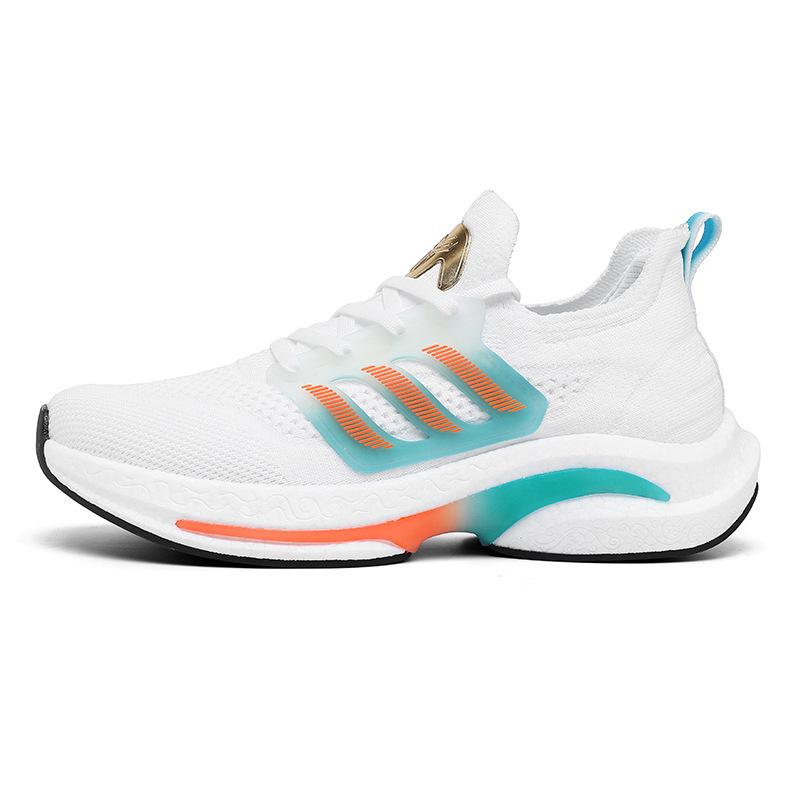Men's Shoes Summer Fly Woven Breathable Mesh Trendy Shoes  Fashionable Running and Sports Men's Shoes