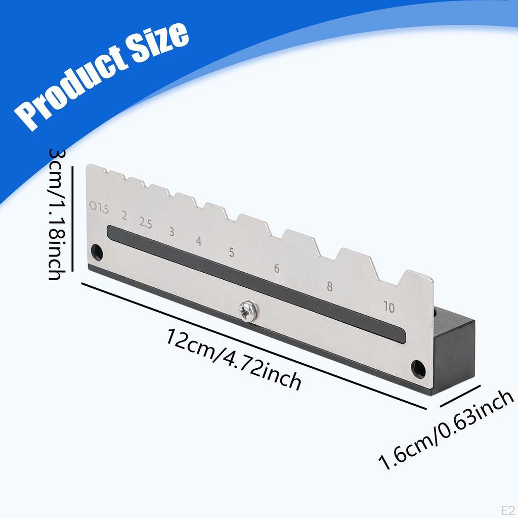 Wall Mount Hex Key Organizer Keys Rack DIY High Strength Hexagonal Wrench Hanging Holder