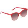 Ladies Pink Square Sunglasses Gg1159 75f