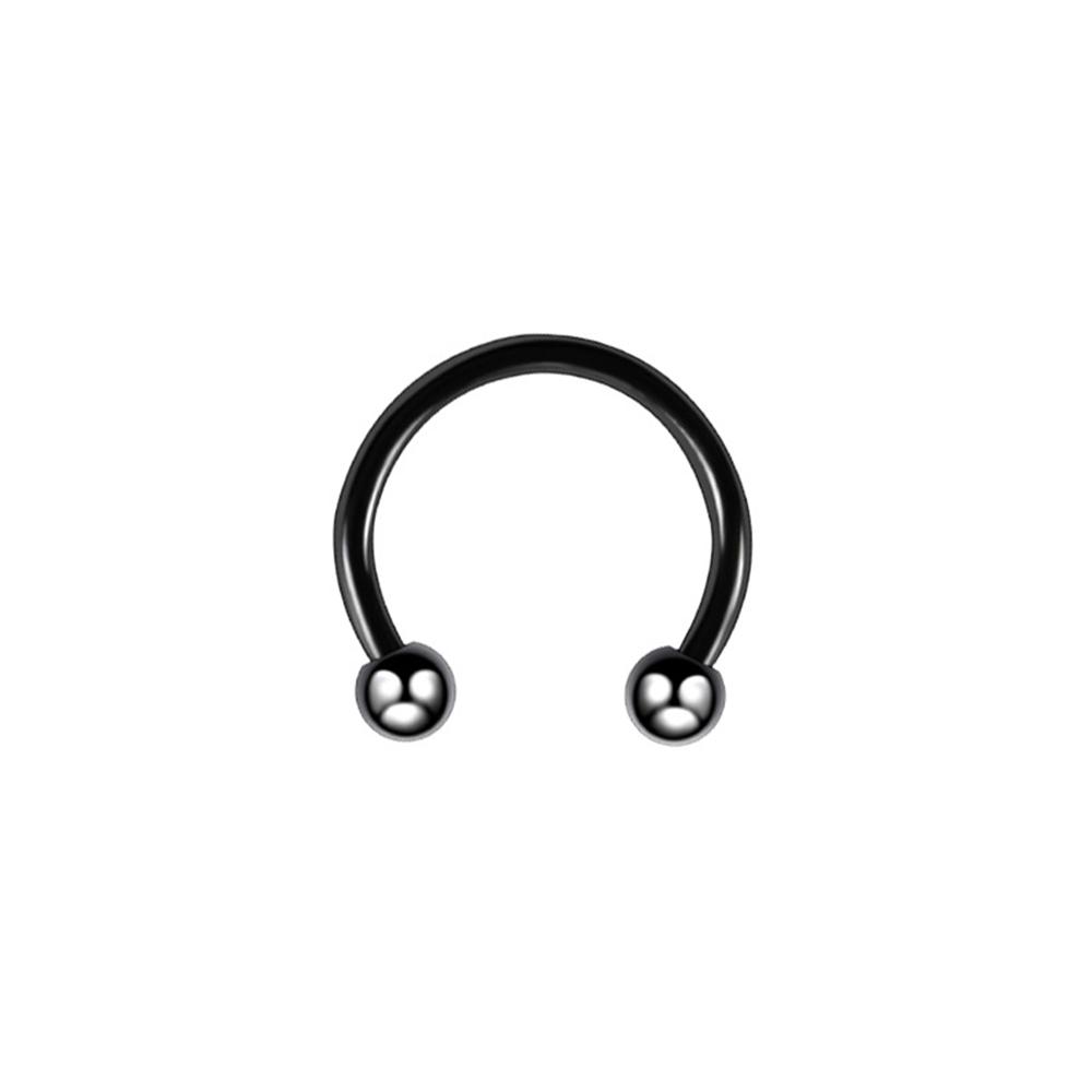 

1/5/Pack Stainless Steel Septum Piercing Nose Ring Cartilage Horseshoe Earrings For Women Men Body Jewelry Punk Accessories 6mm