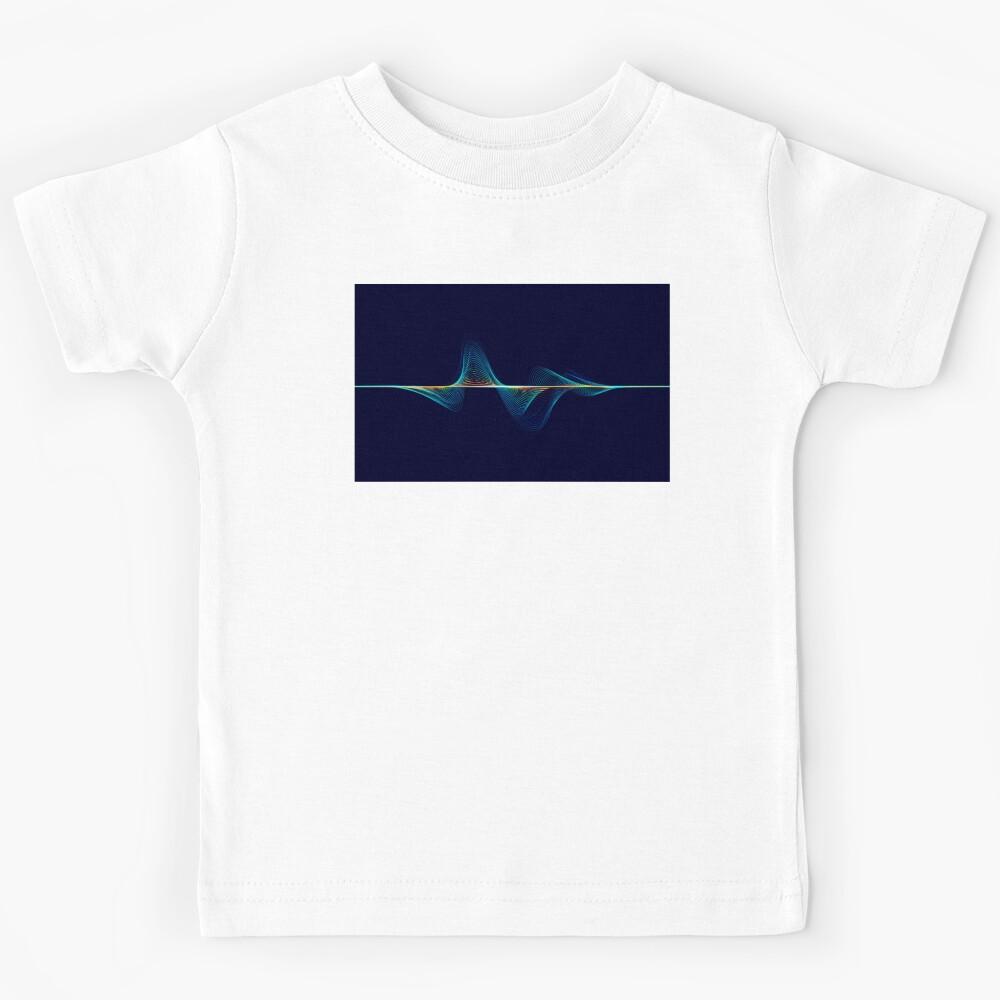 cyberspace futuristic sci-fi wave Kids T-Shirt 120