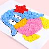 Colorful Resin Buttons for Kids' Creative DIY Projects and Pasting Painting