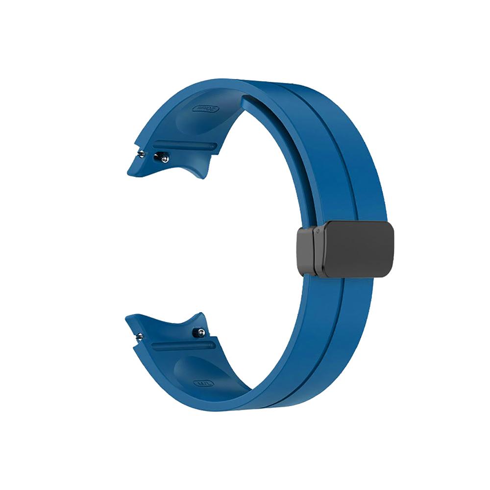 No Gap Silicone Strap For Samsung Galaxy Watch 6 5 4 40mm 44mm 5 Pro 45mm Magnetic Bracelet Band For Watch 6 4 Classic Watchband