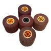 Brushed Stainless Steel & Nylon Fiber Polishing Disc with Cross Core