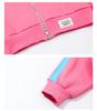 2026 Girls' Stylish Color Block Spring Hoodie Set