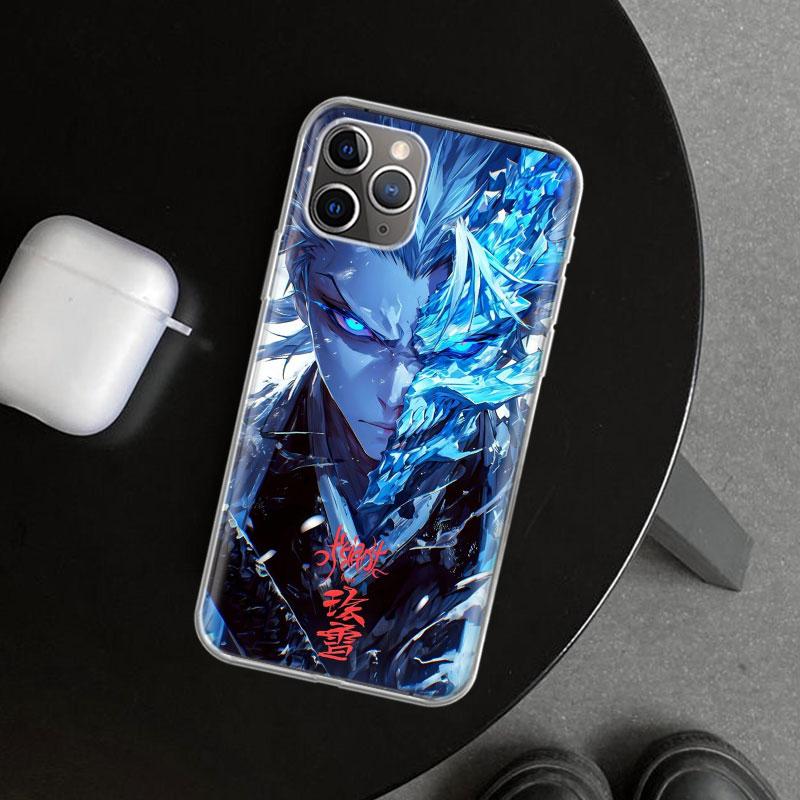 Hitsugaya Toushirou Bleach Phone Case Cover for iPhone 11 12 13 Mini 14 15 Plus 16 Pro Max 17 Air 7 8 + SE Art Customized Fundas