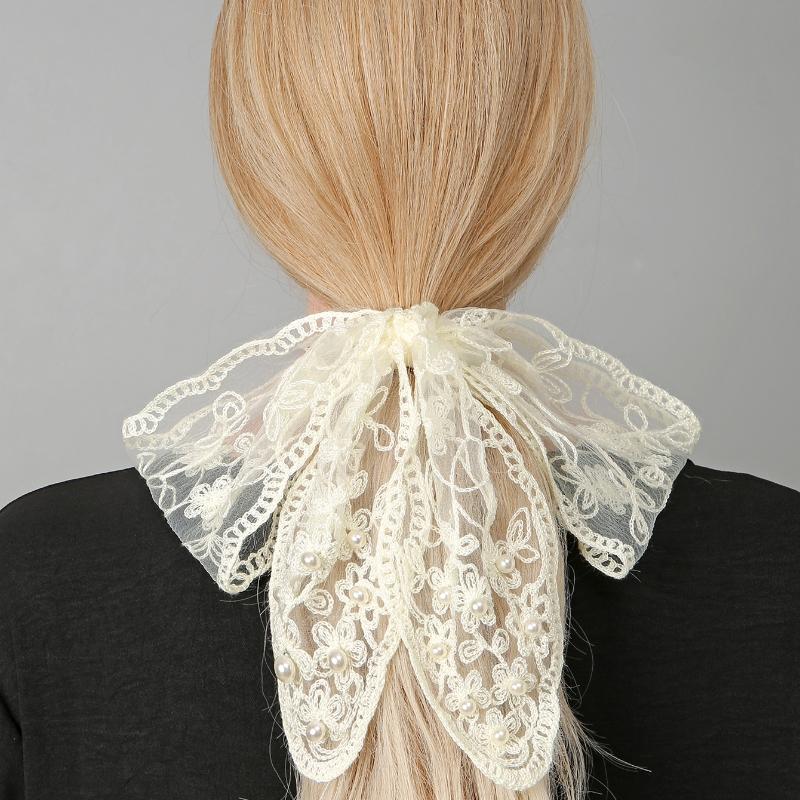 

Элегантный кружевной шарф с вышивкой, ажурный, фуляр, бандана, однотонный треугольный шарф, тонкий винтажный платок для волос, женский