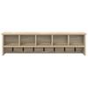 Wall Mounted Nightstand Sonoma Oak 100 X 16 X 26 Cm