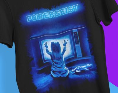 Poltergeist Unisex T-Shirt, Horror Fan Graphic Tee, Gift For Her, Gift for Him, Movie Nostalgia Clothing, Holiday Gift, Movie Fan