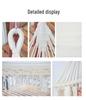 Bohemian Ethnic Princess Tassel Hammock - Anti-Rollover Canvas for Outdoor Use