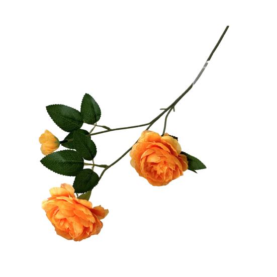 Nep Zijde Pioenroos Kunstbloem voor Vaas 25" Nep Pioenroos Takken met 2 Bloemen En 1 Knop voor Doe-het-zelf Bruidsboeket Bruidsdouche Huis Tafel