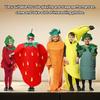 1 Set of Strawberry Costumes and 1 Pair of Glasses, Performance Costumes, Creative Fancy Dress Costumes, Role Play Accessories, Party Costumes
