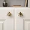 Retro Bee Brass Handle Furniture Hardware Wardrobe Drawer Pulls Trendy Cabinet Door Knobs  Dresser