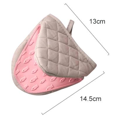 Guanti da forno in silicone antiscottatura, presine, portapentole, guanti da cucina in silicone, portavassoi, piatti, ciotole, guanto da forno per cottura, clip per mano