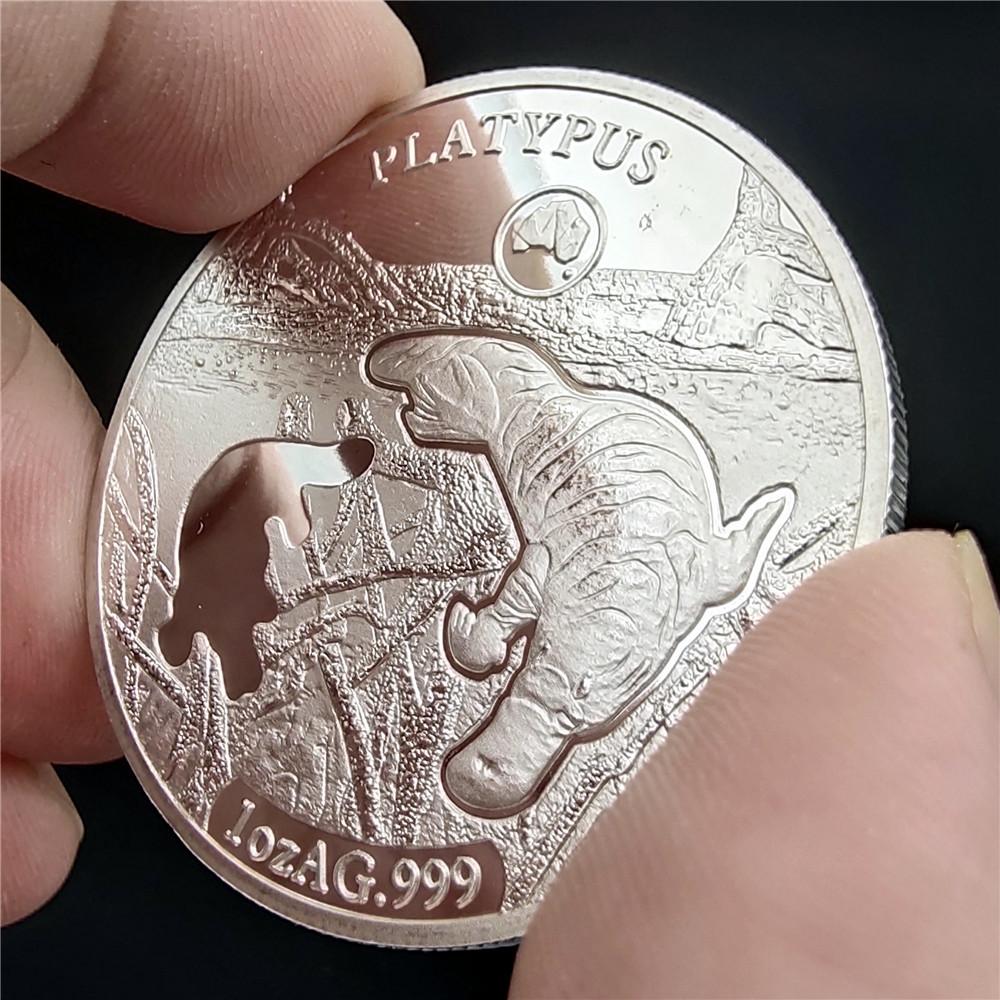 2019 Australian Animal Koala Commemorative Coin, Kangaroo, Crocodile Commemorative Coin, Crocodile, platypus, Snake, Queen's Avatar kookaburra