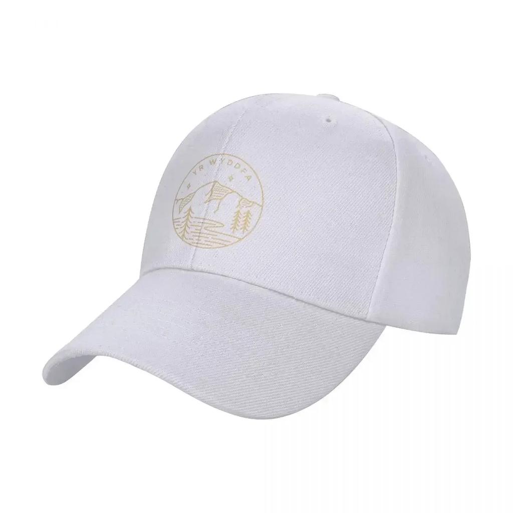 Yr Wyddfa, Snowdonia Wales Emblem - Black Baseball Cap New Hat Rugby Luxury Woman Men's