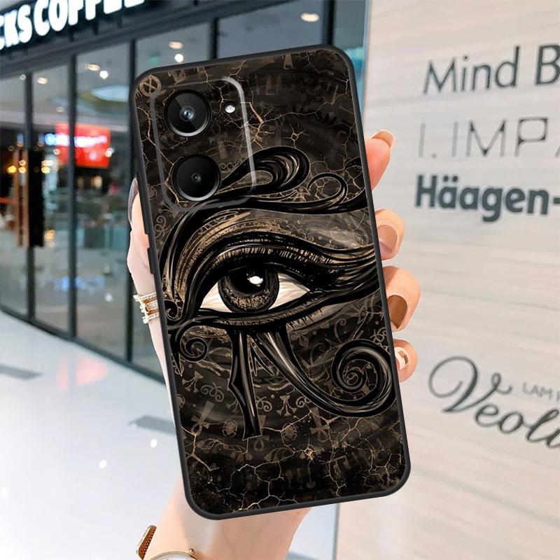 Egyptian Eye of Horus Art Case For Realme 15 Pro 12 11 13 14 Pro Plus GT6 GT7 C55 C51 C53 C25 C63 C61 C65 C67 C71 C75