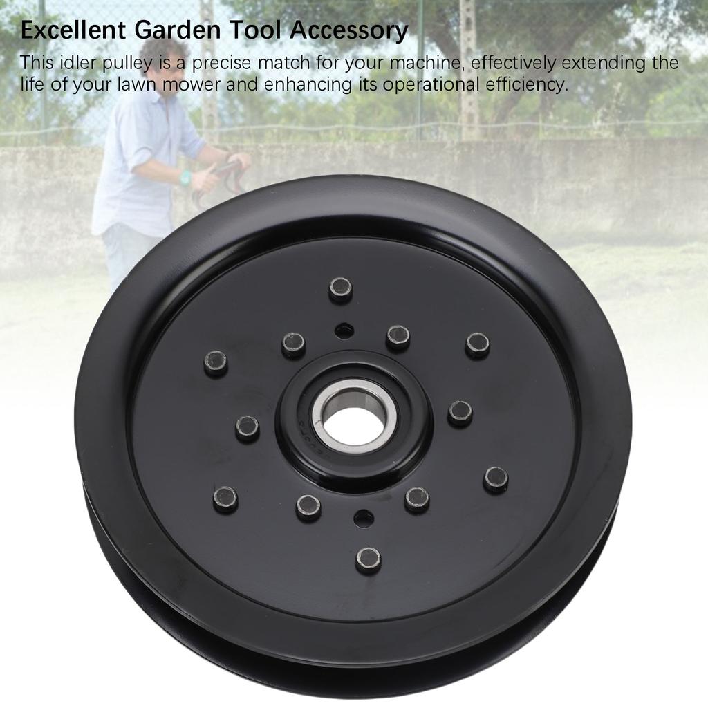 Idler Pulley Replace AM143737 AM136693 Steel Lawn Mower Deck Belt Pulley for LT190 LT190 Z225 Z235 Z245 Z255 Z355E Z425 Z435 Z445