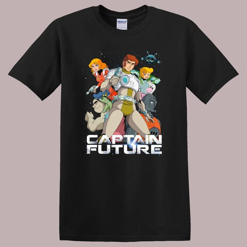 Captain Future Japan Retro Cartoon Black Size S-5XL XXXXL