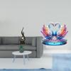 Abstract Flame Swan Resin Acrylic Statue Modern Art Sculpture Tabletop Centerpiece Cabinet Living