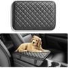 Car Armrest Covers, Vehicle Center Console Cover, Middle Storage Organizer Pads, Dog & Cat Paws Protetor, Nappa Leather, Waterproof, Anti-Slip, Auto