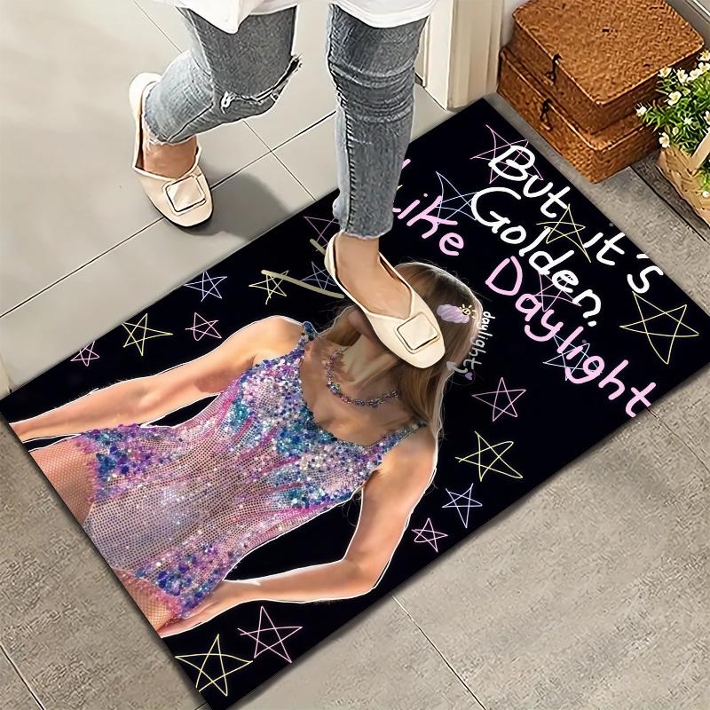 Taylor Swift Carpet Rug for Living Room Bedroom Home Sofa Decoration,Kids play Nonslip Floor Mat