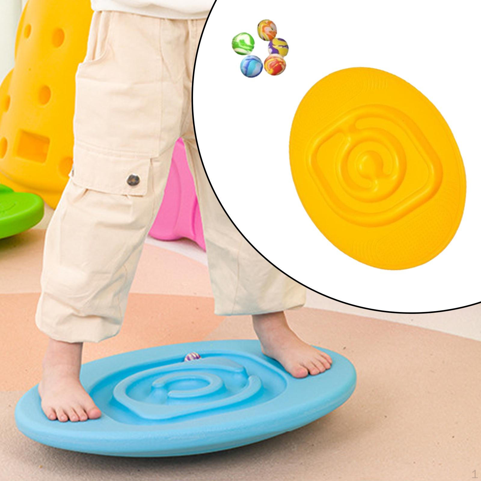 

Детская балансировочная доска-качели с 5 мячами, игрушка для обучения жёлтый