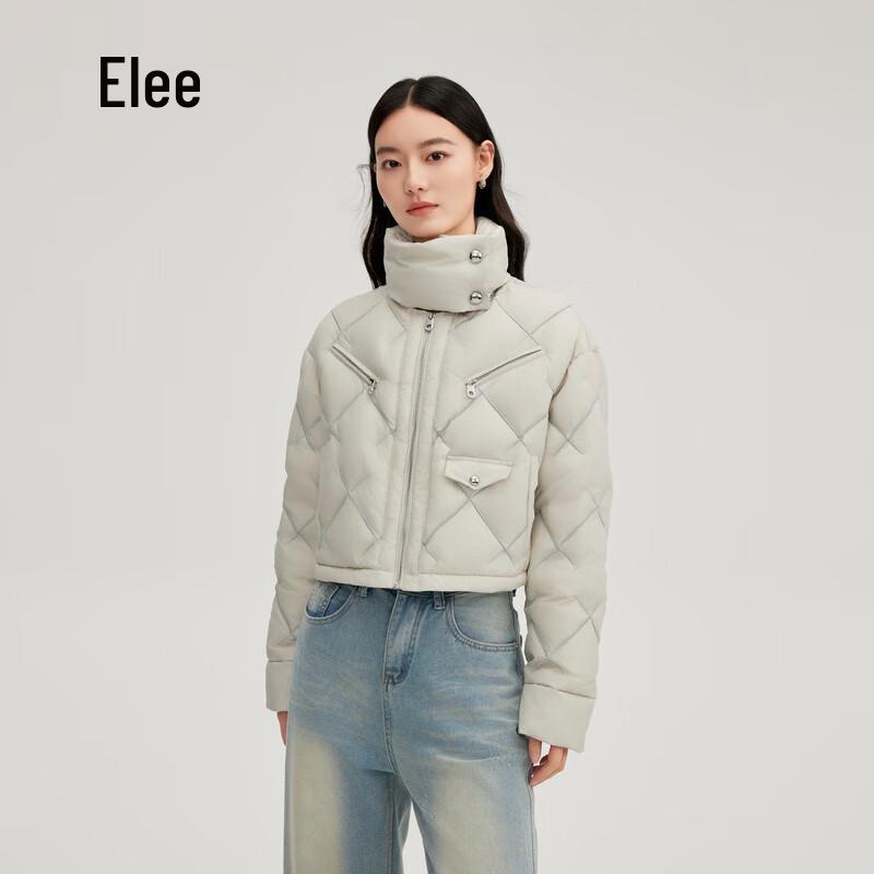 Aolaiyi Women's Embroidered Short Down Jacket