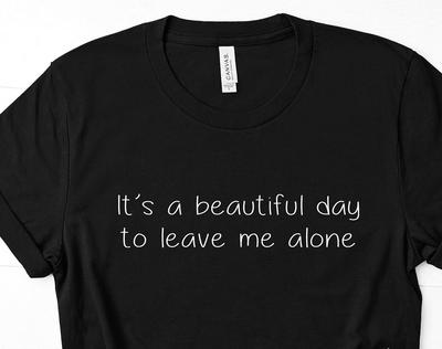 Leave Me Alone Shirt Attitude Sarcastic Hipster T Shirt - 399