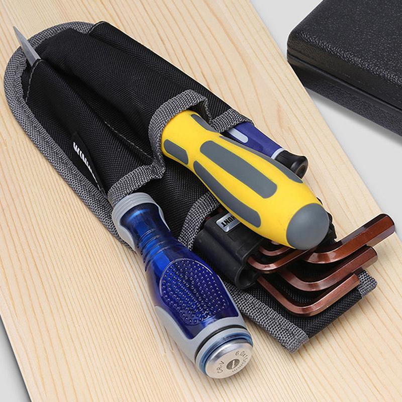 Multifunctional Tool Waist Bag Electrician Pocket Storage Bag Portable Tool Bag Screwdriver Kit Holder Maintenance Tool Pouch