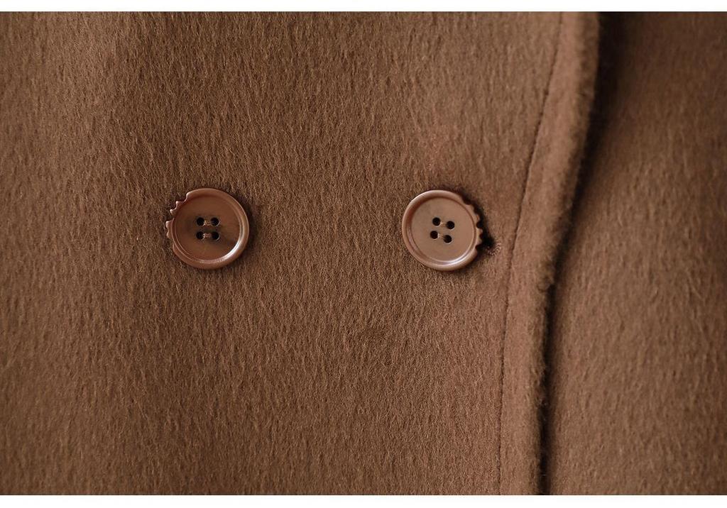 2026 Spring Women's Slim Fit Lapel Wool Coat