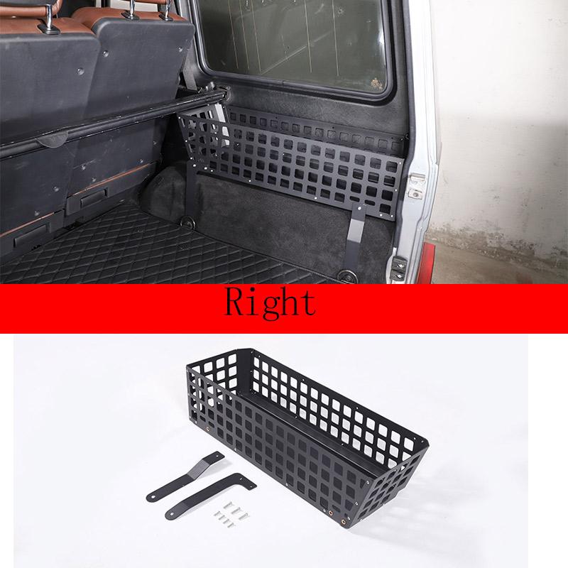 Aluminum Alloy Car Interior Trunk Storage Basket Storage Box Modification Accessories For Mercedes-benz G Class W463 2004-2018