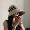 Fashion Adjustable Fisherman Hat Simple Foldable Wide Brim Beach Cap Anti UV Sun Hat for Woman