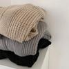 Women Knitted Cardigan Jacket V Neck Open Front Long Sleeve Solid Color Knit Sweater Coat Daily Wear