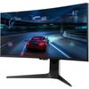 Tcl 34R83Q 34 Curved WQHD Black and White Gaming PC Monitor