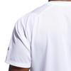 adidas Sport Ultimate Solid Color Comfortable Crew Neck Straight Cut Short Sleeve T-Shirt Men Tops White DU1435