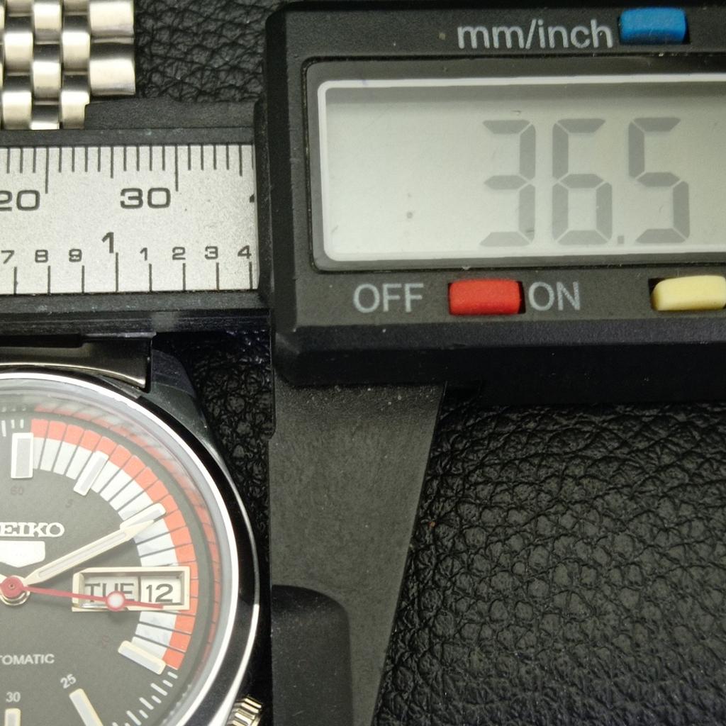 VINTAGE REFURBISHED SEIKO 5 AUTOMATIC 6309A JAPAN MENS BLACK WATCH a441082-9 Sk-a441082-1