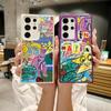 Band LATIN MAFIA Phone Case for Samsung Galaxy S25 Edge S24 S23 S22 S21 S20 Ultra Silicone Colorful Silver Phone Case