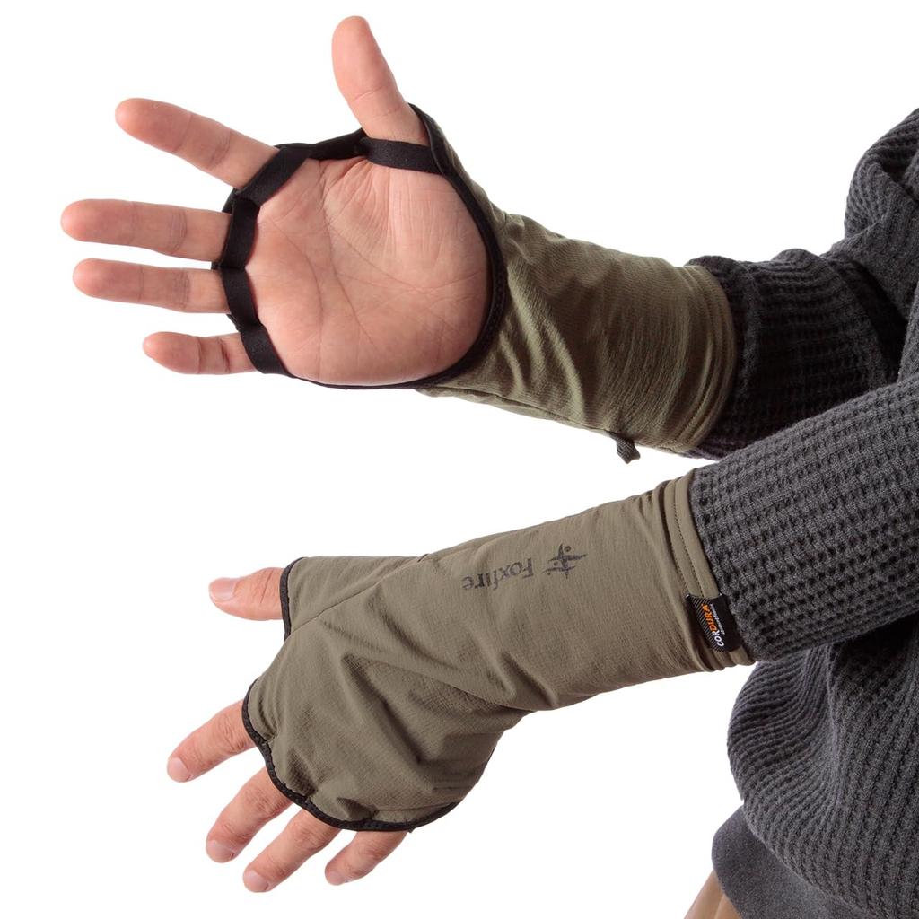 Foxfire Octalino Hide Hand Warmer, Olive, Large