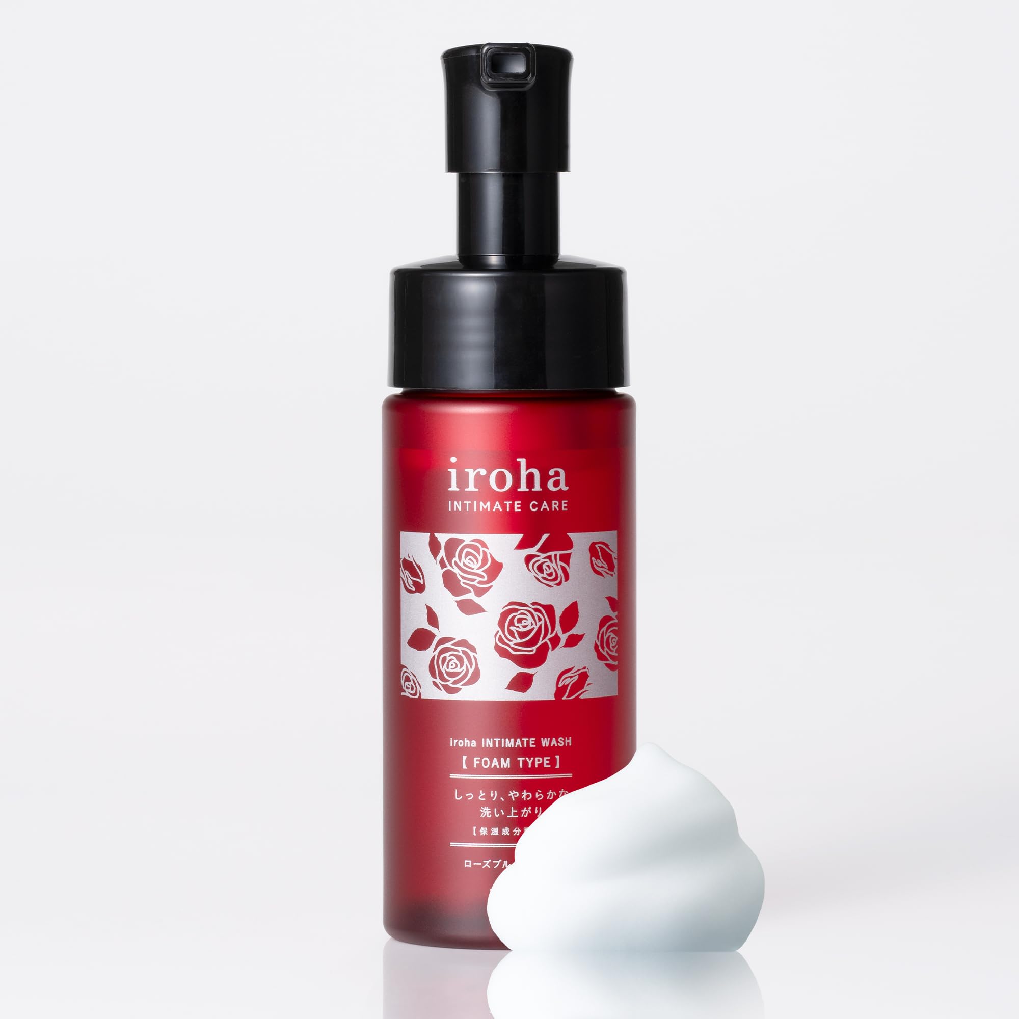 [cosme Best Cosmetics Hall of Fame Series] iroha Iroha Delicate Zone Soap, Foaming Type, Rose Bloom Scent, Mildly Acidic, 150ml