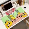 This Is Fine Dog Mouse Pad Square Office Gaming Desk Mat Waterproof Nonslip Rubber Decorative
