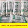 Disposable Chopsticks for Restaurants, Fast Food, Takeout, Hygiene Bowls, Affordable and Convenient Dining Utensils, Round Chopsticks