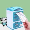 Lovely Cartoon Fingerprint Automatic Bank Automatic Cash Roll Atm Electric Girl Boy Children's Christmas Gifts Safe Deposit Box